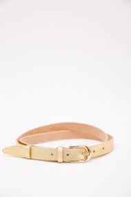 Жіночий ремінь з еко-шкіри, колір Золотистий, 196RL2010W22