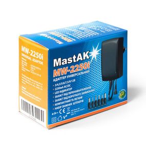 Універсальний блок живлення MastAK MW-2250i (3v-12v 2250mA)