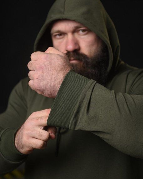 Худі maklin moscow олива НП4955 | Зображення 3