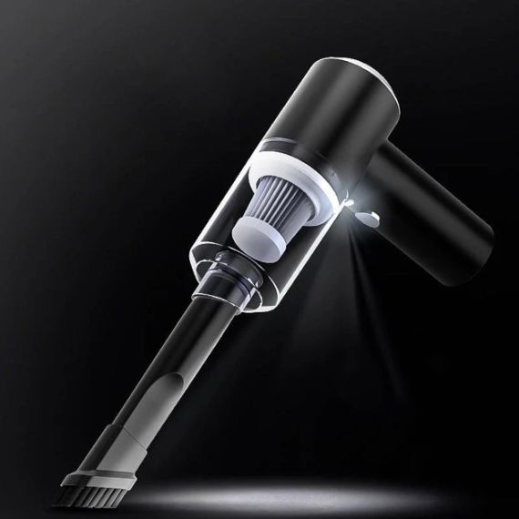 Міні пилосос для чищення автомобіля, Ручний пилосос в машину   знижка | Зображення 5