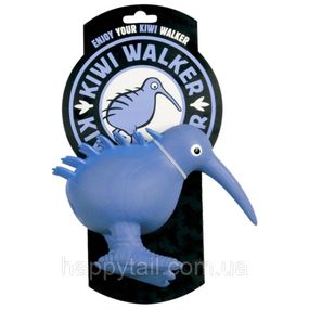Игрушка Kiwi Walker для собак Птица Киви голубой 8,5 см