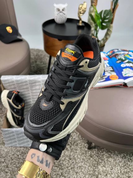 Чоловічі кросівки Re2ebok Premier Trinity KFS Black Beige весна / літо / осінь A3791 44 28 см | Зображення 1