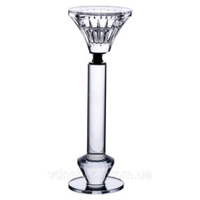 Подсвечник стеклянный на ножке 6×19.5 см прозрачный декоративный подсвечник на стол HP-4-11M