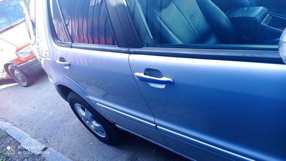 Накладки на ручки (4 шт) OmsaLine - Итальянская нержавейка для Mercedes ML W163 | Зображення 1