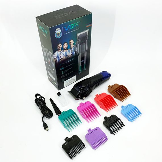 Тример для бороди та тіла, VGR V-013 PROFCOMPLEX тример для стрижки волосся. Колір: синій | Зображення 2