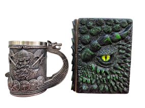 Подарунковий набір Кухоль 3D Корабель Вікінгів і Блокнот 3D «Око Лісового Дракона»