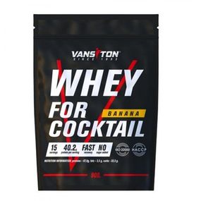 Протеїн Vansiton Whey For Coctail 900 g /15 servings/ Banana