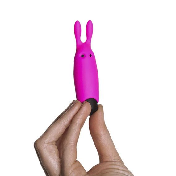 Вибропуля Adrien Lastic Pocket Vibe Rabbit Pink со стимулирующими ушками | Зображення 3