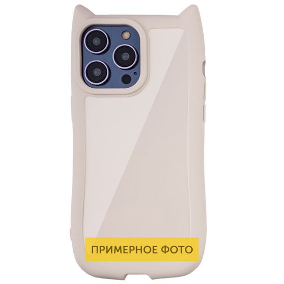 Чехол TPU Cat для Apple iPhone 15 (6.1") Antique White