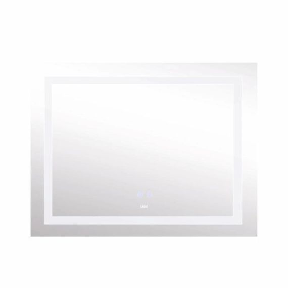 Дзеркало Lidz Kubis (KU1) 1200х800 з LED-підсвічуванням Touch, з антизапотіванням, з димером, рег. яскравості LDKUB120080049008 | Зображення 3