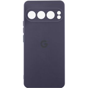 Чохол Silicone Cover Lakshmi Full Camera (AAA) with Logo для Google Pixel 9 Pro Сірий / Dark Gray