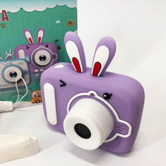 Дитячий цифровий фотоапарат X900 Rabbit Колір: фіолетовий | Зображення 6