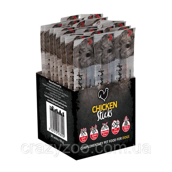 Лакомство для собак Alpha Spirit Sticks Chicken с курицей 10 г ЦЕНА ЗА 1 ШТ as5104401