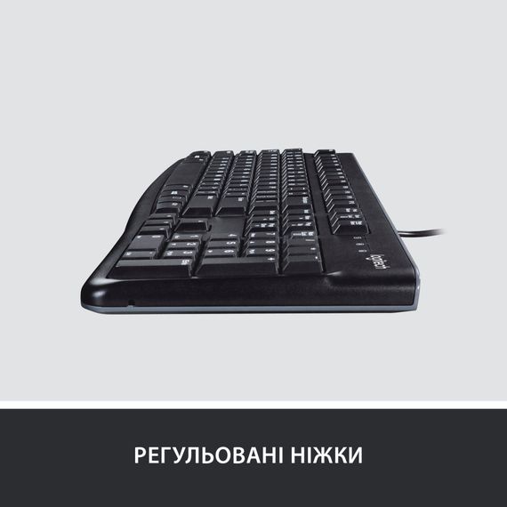 Клавіатура Logitech Keyboard K120 EOM UKR Black | Зображення 2