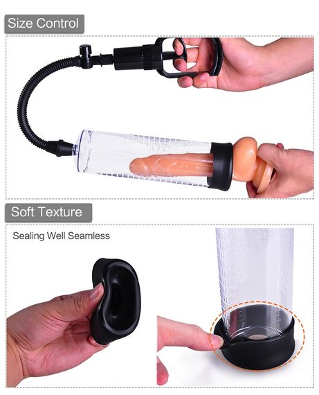 Вакуумна помпа CANWIN Penis Pump Men Powerup - P828 Sex Aura | Зображення 5