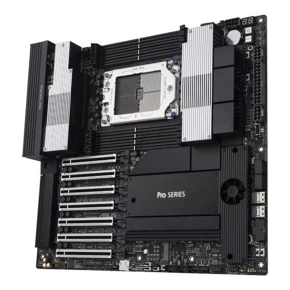 ASUS Материнcька плата PRO WS WRX90E-SAGE SE sTR5 WRX90 8xDDR5 M.2 EEB (90MB1FW0-M0EAY0) | Зображення 4