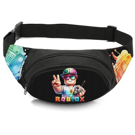 Сумка-бананка детская с принтом Roblox поясная сумка для мальчика (4433)