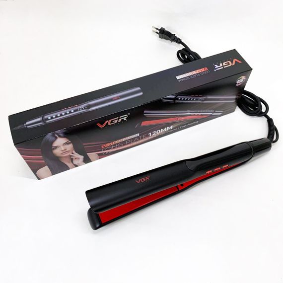 Плойка праска гофре випрямляч VGR, Електричний випрямляч для гладкого волосся, Плойка-випрямляч BM-10 | Зображення 4