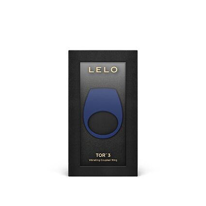 Ерекційне кільце з вібрацією LELO Tor 3 Base Blue | Зображення 4