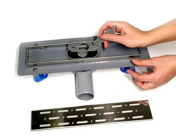 Душевой канал Maxiflow Prime Legal 33 см решетка Дождь 4024.0Y050K.033.1 | Зображення 5