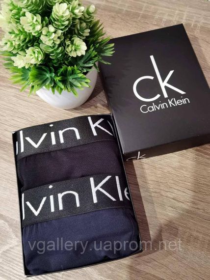 Подарунковий набір чоловічої білизни Calvin 2-5 шт. у коробці, ціна вказана поштучно! L | Зображення 1