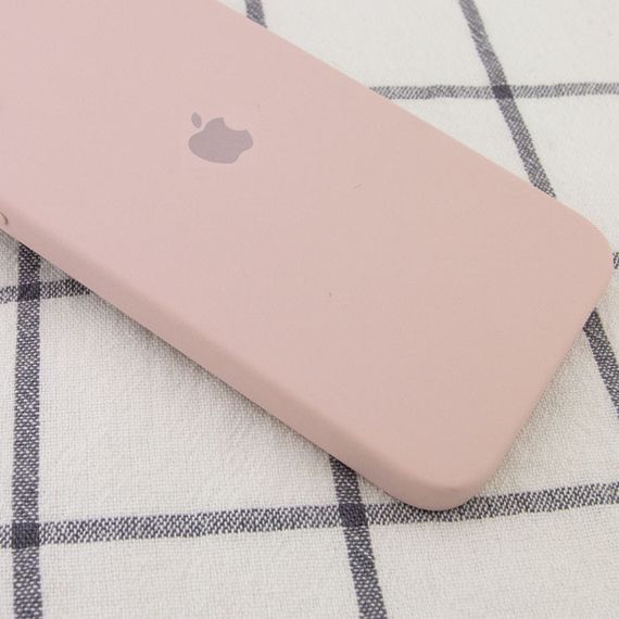 Чехол Silicone Case Square Full Camera Protective (AA) для Apple iPhone 11 (6.1") Рожевий/Pink Sand | Зображення 2