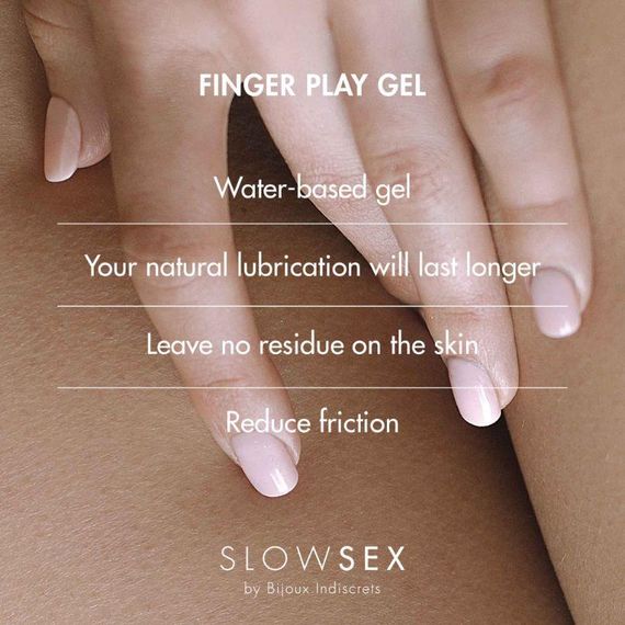 Гель для мастурбації на водній основі FINGER PLAY Slow Sex by Bijoux Indiscrets | Зображення 7
