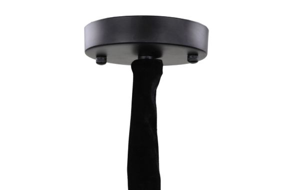 Люстра підвісна LOFT на 4 лампочки 25068 Чорний 45-105х47х47 см. | Зображення 6