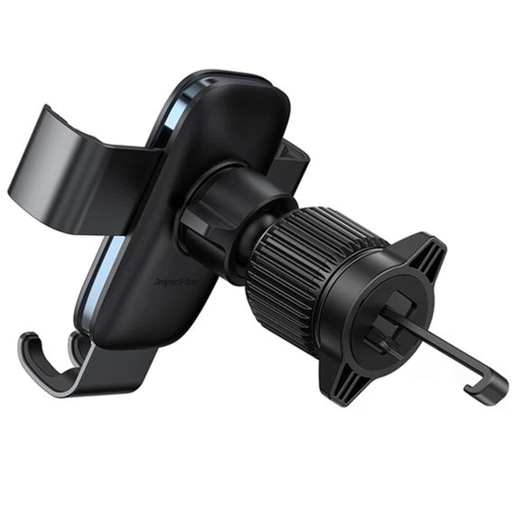 Автотримач Baseus Metal Age 3 Gravity Car Mount (Air Outlet Version) (C40467600) Cluster Black | Зображення 4