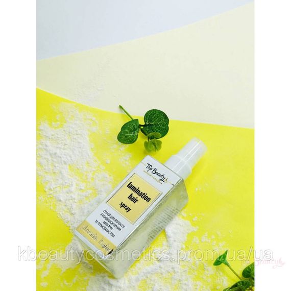Спрей ламінуючий з кондиціонуючим ефектом та термозахистом "plastic hair" 125 мл | Зображення 1