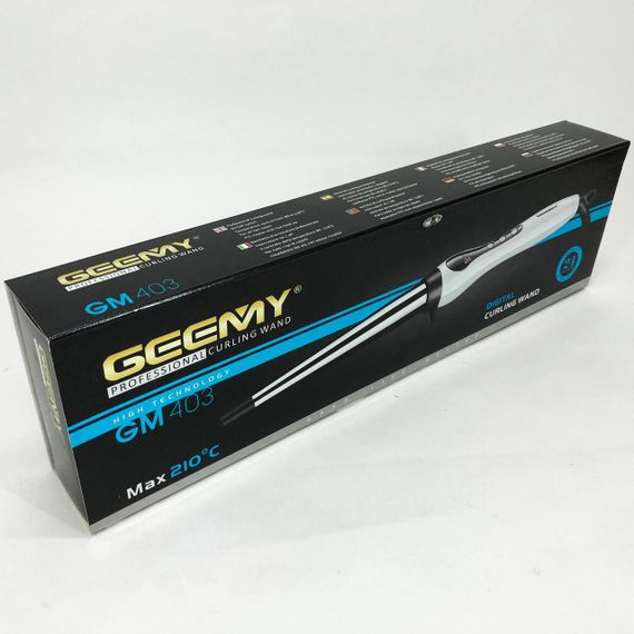 Конусна професійна плойка для локонів Gemei GM-403 | Зображення 2