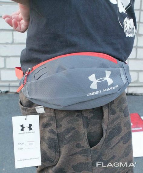 Поясная сумка Under Armour (серая) сумка на пояс