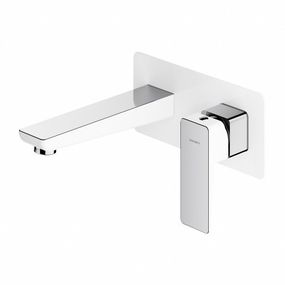 Змішувач для раковини Omnires Parma chrome/white (PM7415CRB)