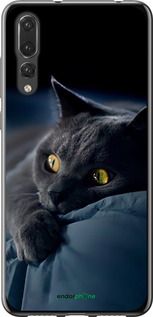 Чохол на Huawei P20 Pro Димчастий кіт "825t-1470-2448"