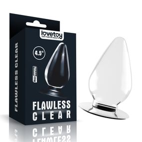 Анальна пробка - Flawless Clear Anal Plug 4.5" Clear Sex Aura