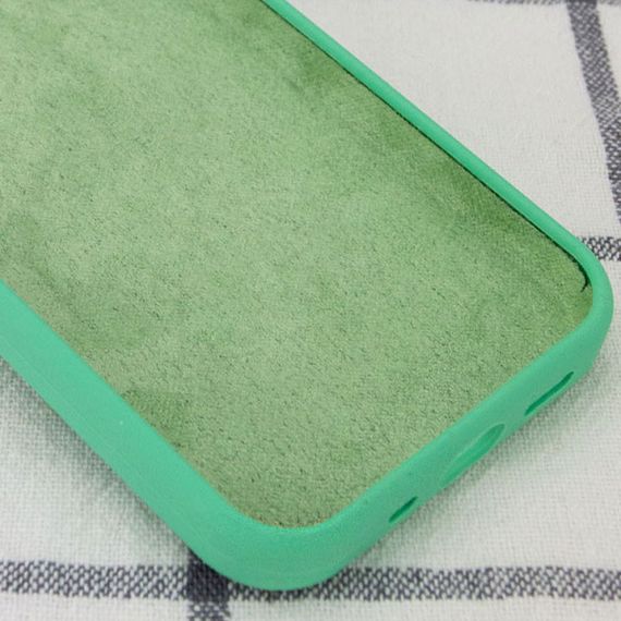 Чехол Silicone Case Full Protective (AA) NO LOGO для Apple iPhone 14 (6.1") Зеленый / Spearmint | Зображення 2