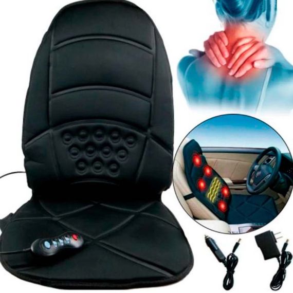 Масажна накидка на крісло CUSHION HL-889 з підігрівом та пультом управління RB-22 | Зображення 2