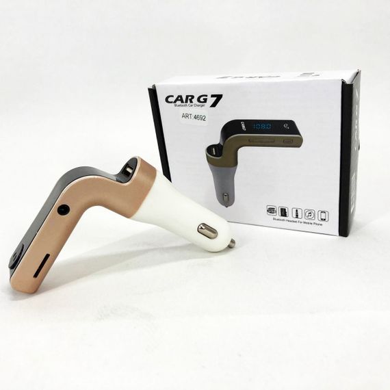 Fm модулятор к магнитоле через прикуриватель Car G7 FM, Автомобильный модулятор XI-192 в машину | Зображення 6