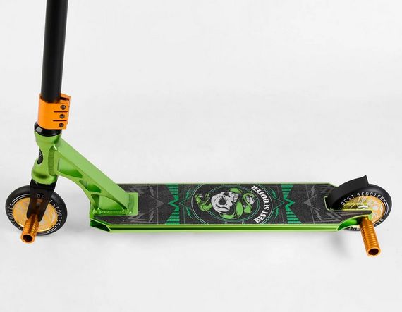 Самокат трюковий 85784 Best Scooter HIC-система, ПЕГІ, алюмінієвий диск та дека, АНОДОВАНЕ фарбування, колеса PU, d=110мм, ширина керма - 60 см | Зображення 2