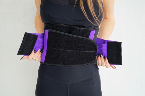 Пояс-корсет для поддержания спины Power System PS-6031 Waist Shaper Purple S/M | Зображення 8