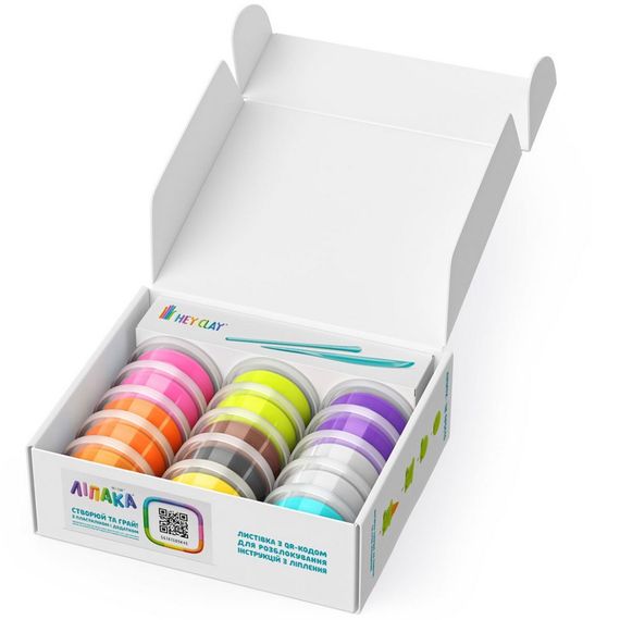 Меганабір пластиліну "Файні морозивка" ЛІПАКА 15029-UA01 самостійно твердіє | Зображення 2