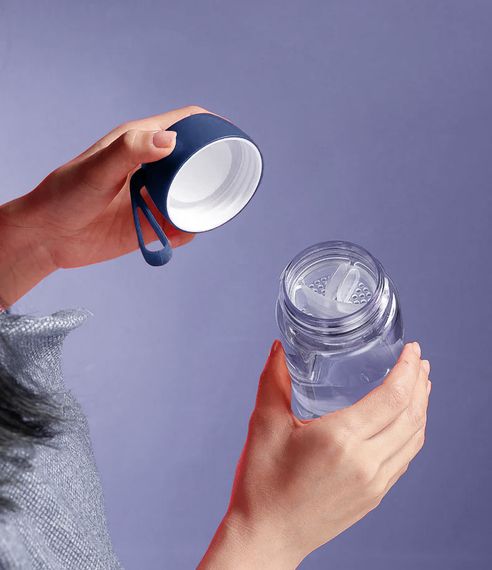 Пляшка для води CASNO 600 мл KXN-1231 Синя | Зображення 4