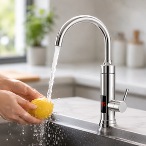 Водонагреватель Delimano WATER HEATER RX-016 с LCD-экраном / Водонагреватель подключения снизу