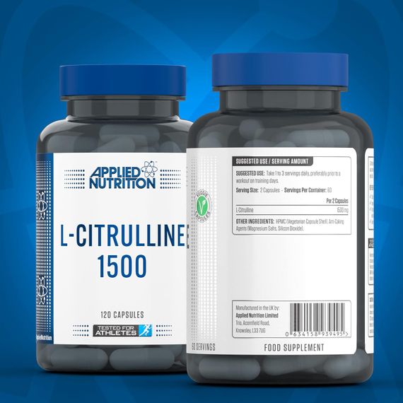L-цитрулін Applied Nutrition L-CITRULLINE 1500 120 CAPS | Зображення 1