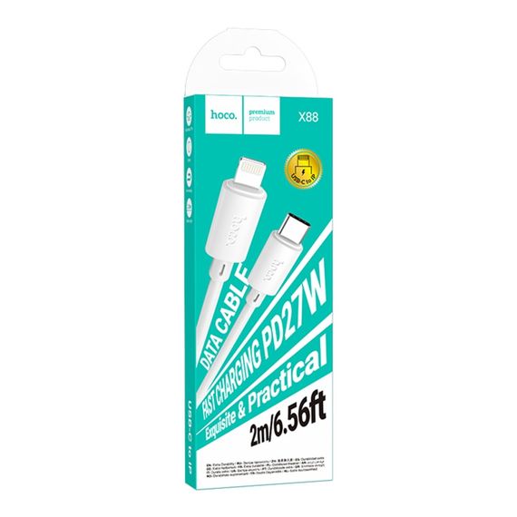 USB Hoco X88 Gratified PD27W Type-C to Lightning 2m | Зображення 1