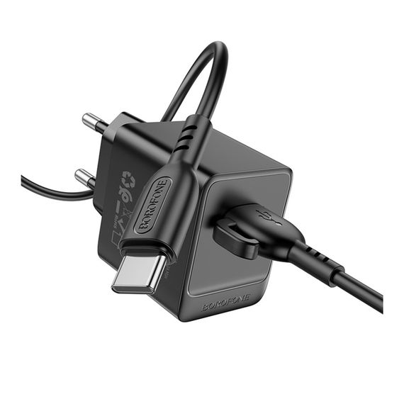 Мережевий зарядний пристрій Borofone BAS11A 1USB 2.1 A+USB to Type-C | Зображення 6