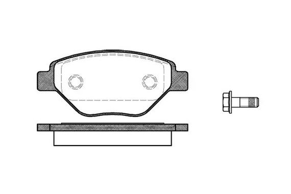 Колодки передні гальмівні Megane (03-08), WOKING (P877300) | Зображення 7