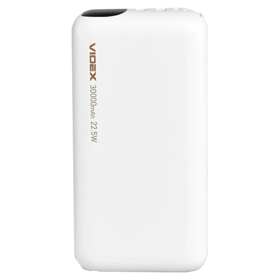 VIDEX VPB-297 22.5W White 30000mAh Повербанк | Зображення 2