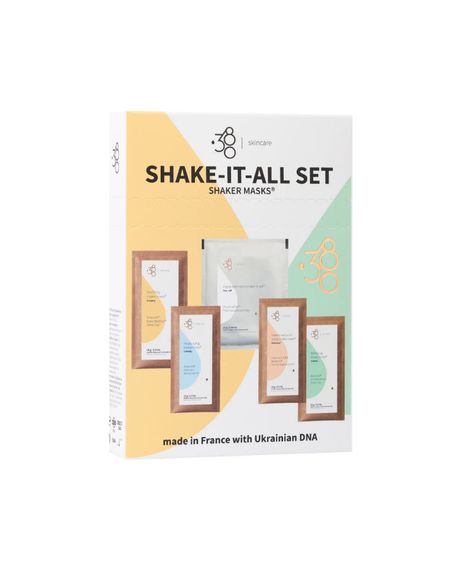 Набор шейкерных масок 380 Skincare Shake it all set
