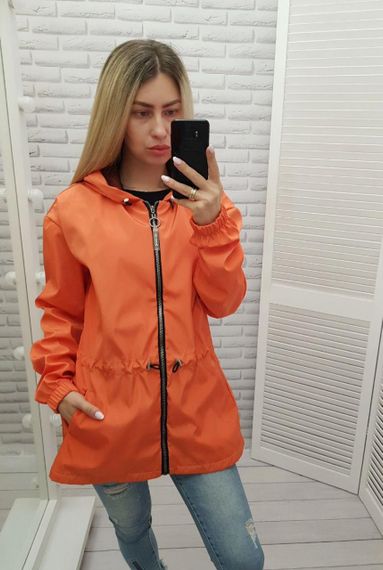вітровка жіноча помаранчева А101 | Зображення 3